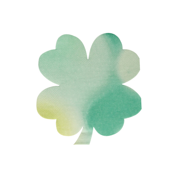 Servilletas Clover Leaf – Pack de 16 Servilletas de Papel para Fiesta Temática