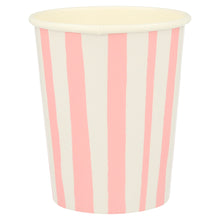 Mixed Stripe Cups – Pack de 8 Vasos de Papel para Fiesta Temática