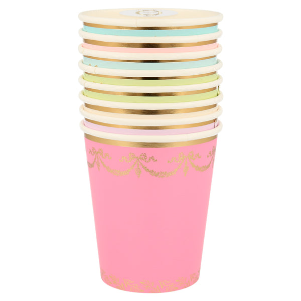 Vasos Meri Meri x Ladurée Paris – Pack de 8 Vasos de Papel