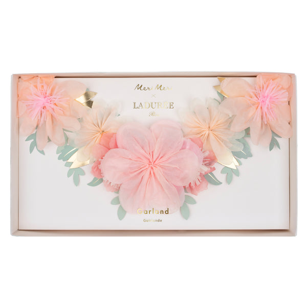 Guirnalda Meri Meri x Ladurée Paris – Guirnalda Decorativa de Pasteles y Macarons Estilo Francés