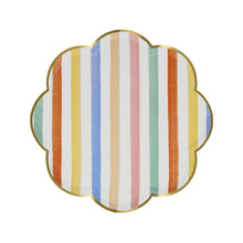 Platos Colorful Pattern Side – 8 platos de papel con diseños coloridos