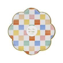 Platos Colorful Pattern Side – 8 platos de papel con diseños coloridos