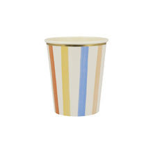 Vasos Colorful Pattern – Pack de 8 Vasos de Papel para Fiesta Temática