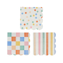 Servilletas Colorful Pattern Small – Pack de 16 Servilletas de Papel