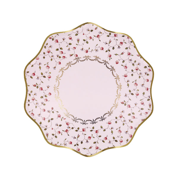 Platos Meri Meri x Ladurée Marie-Antoinette – Pack de 8 Platos de Papel