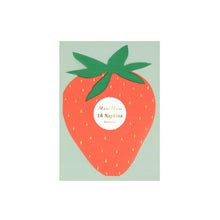 Servilletas Strawberry – Pack de 16 Servilletas de Papel con diseño de Fresa