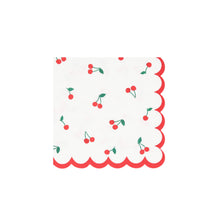 Servilletas Cerezas Small – Pack de 16 Servilletas de Papel Tamaño Chico