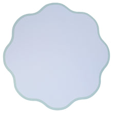 Wavy Round Paper Placemats – Set de 12 Individuales de Papel Redondos con Borde Ondulado
