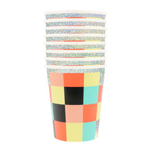 Level Up Cups – Pack de 8 Vasos de Papel para Fiesta Temática