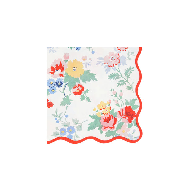 Servilletas Vintage Floral Small – Pack de 16 Servilletas de Papel Tamaño Chico