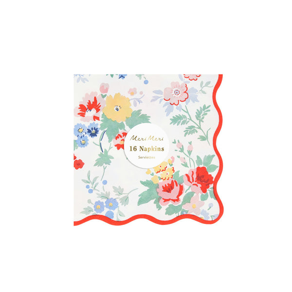 Servilletas Vintage Floral Small – Pack de 16 Servilletas de Papel Tamaño Chico