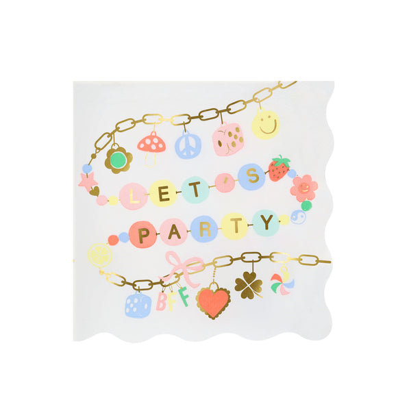 Servilletas Charm Party Large– Pack de 16 Servilletas de Papel para Fiesta Infantil