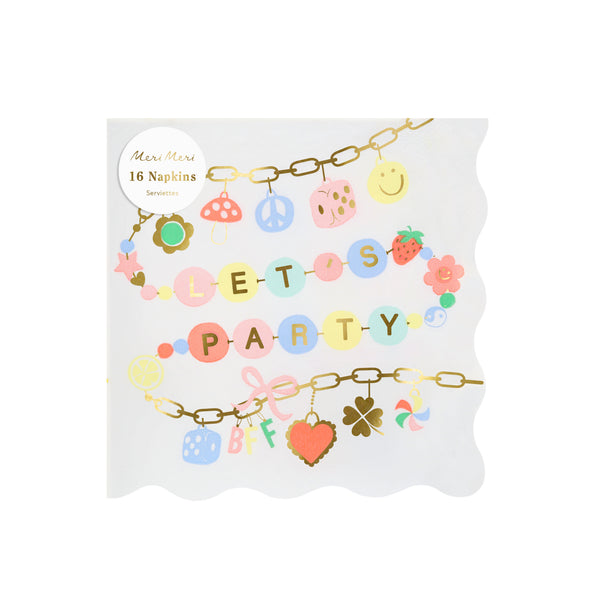 Servilletas Charm Party Large– Pack de 16 Servilletas de Papel para Fiesta Infantil