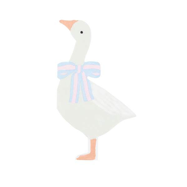 Servilletas Goose – Pack de 16 Servilletas de Papel en forma de Ganso