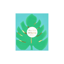 Servilletas Tropical Leaf – Pack de 16 Servilletas de Papel para Fiesta Temática