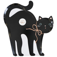 🐈‍⬛ Platos Halloween Cat | Meri Meri x 8