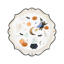 🎃 Platos Ornate Edge Halloween | Meri Meri x 8