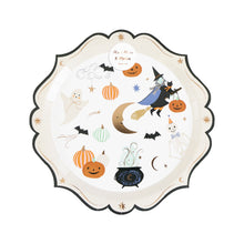 🎃 Platos Ornate Edge Halloween | Meri Meri x 8