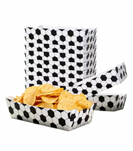 Bandejas para Snacks de Fútbol | 5 Contenedores para Papas y Botanas