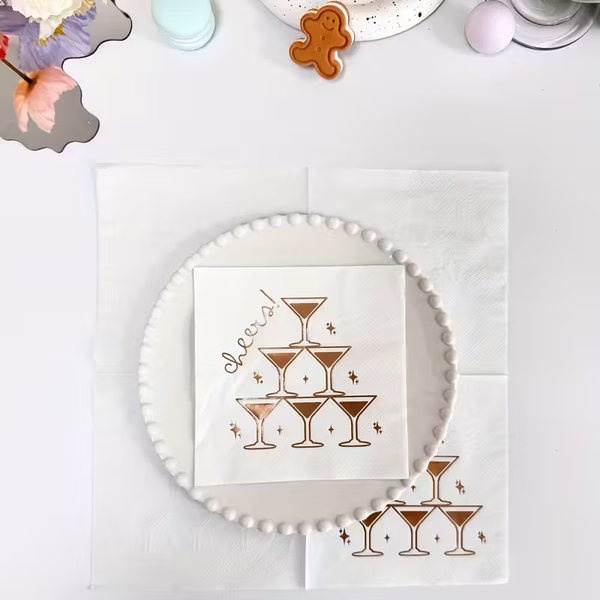 Servilletas "Cheers!" – Pack de 16 Servilletas de Papel