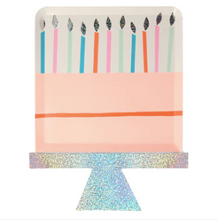 Platos Happy Birthday Cake – Pack de 8 Platos de Cartón con Diseño de Pastel de Cumpleaños