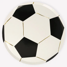 Platos Soccer – Pack de 4 Platos de Papel con Diseño de Balón de Fútbol para Fiestas Deportivas e Infantiles