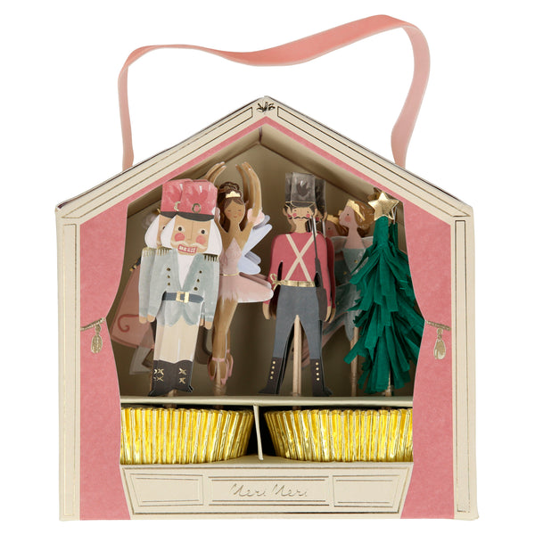 Nutcracker Cupcake Kit – Set navideño para decorar cupcakes