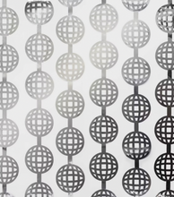 Cortina Disco Foil Plateada – Decoración para Fiesta