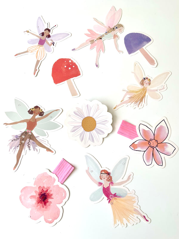 Guirnalda de Hadas – Decoración Mágica para Fiestas Infantiles, Cumpleaños y Baby Showers