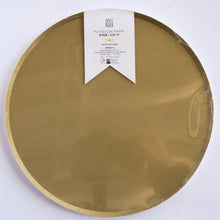 Platos Dorado Mate – Pack de 8 Platos Decorativos de Cartón para Fiestas Elegantes