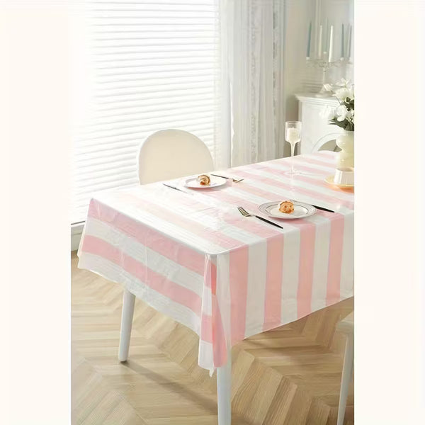Mantel Líneas Rosa