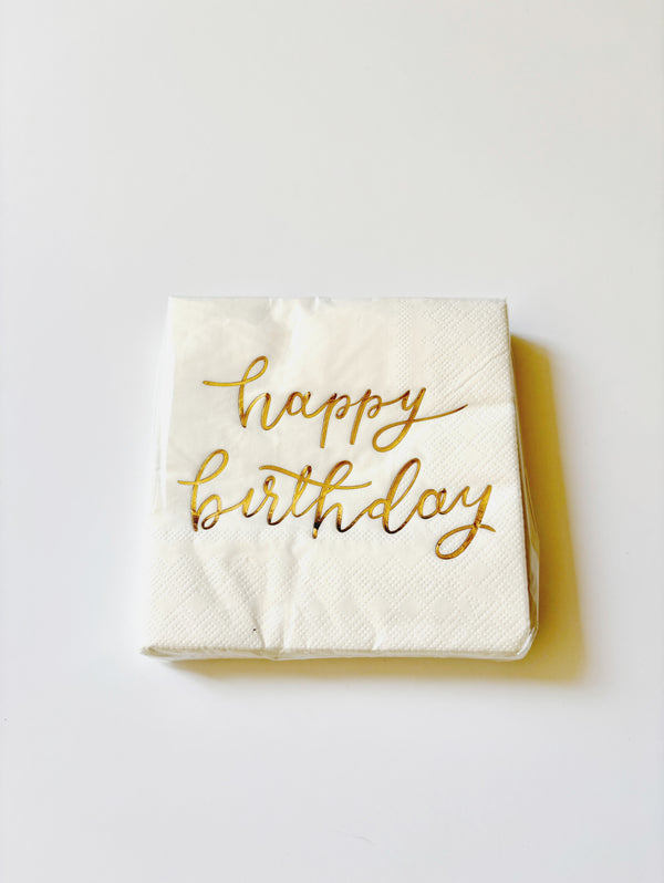 Servilletas Happy Birthday