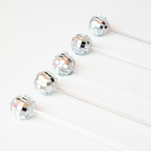 Agitadores Disco Ball (x5) – Agitadores de Bebidas con Mini Bolas Disco para Fiestas Temáticas y Retro
