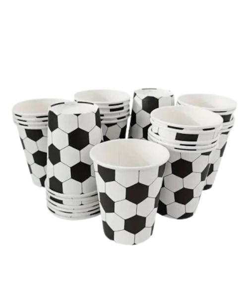 Vasos Chico Fútbol – Pack de 8 Vasos de Papel