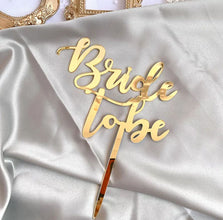 Bride To Be Cake Toppers – Topper Decorativo para Pastel en Dorado, Plata y Rose Gold