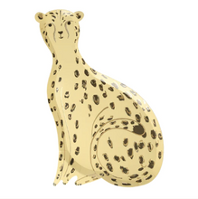 Platos Safari Cheetah – Pack de 8 Platos de Cartón con Diseño de Guepardo para Fiestas Temáticas