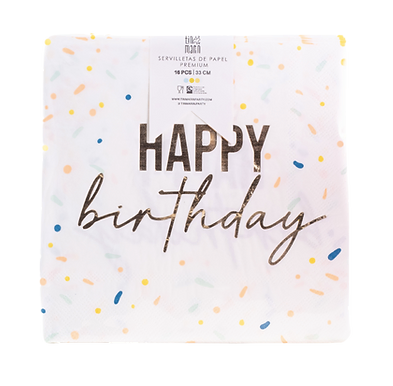 Servilletas Happy Birthday TM