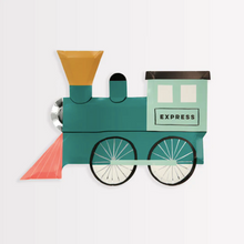 Platos Train – Pack de 8 Platos de Cartón con Diseño de Tren para Fiestas Infantiles