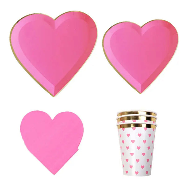 Colección Love Rosa – Decoración Romántica para Fiestas y San Valentín